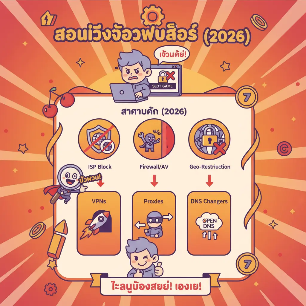 สอน วิธี เข้า เว็บ สล็อต - การบล็อกเว็บไซต์