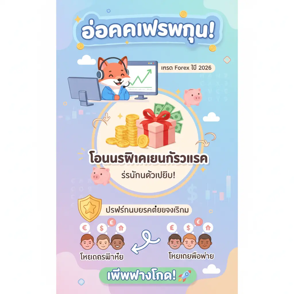 โบนัสฝากครั้งแรก - การเทรด Forex