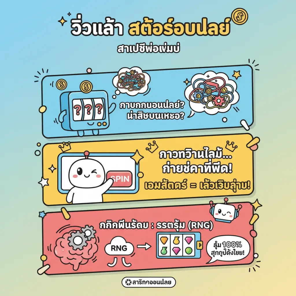 วิธีเล่นสลอต - การพนันออนไลน์
