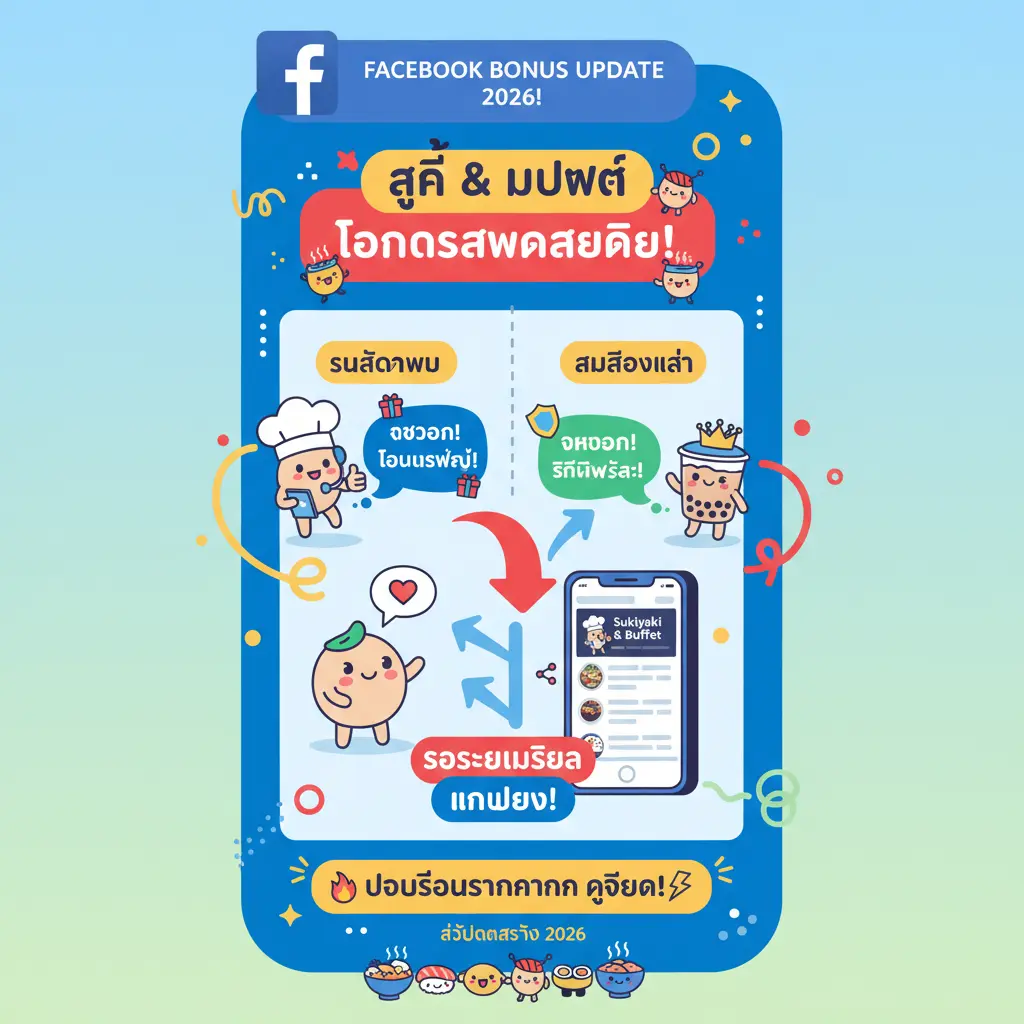 โบนัสสมัครสมาชิก - Facebook