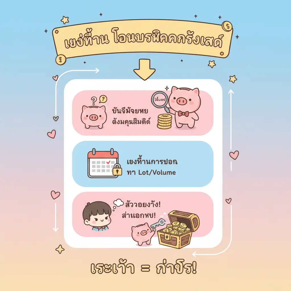 โบนัสฝากครั้งแรก - บัญชีซื้อขาย