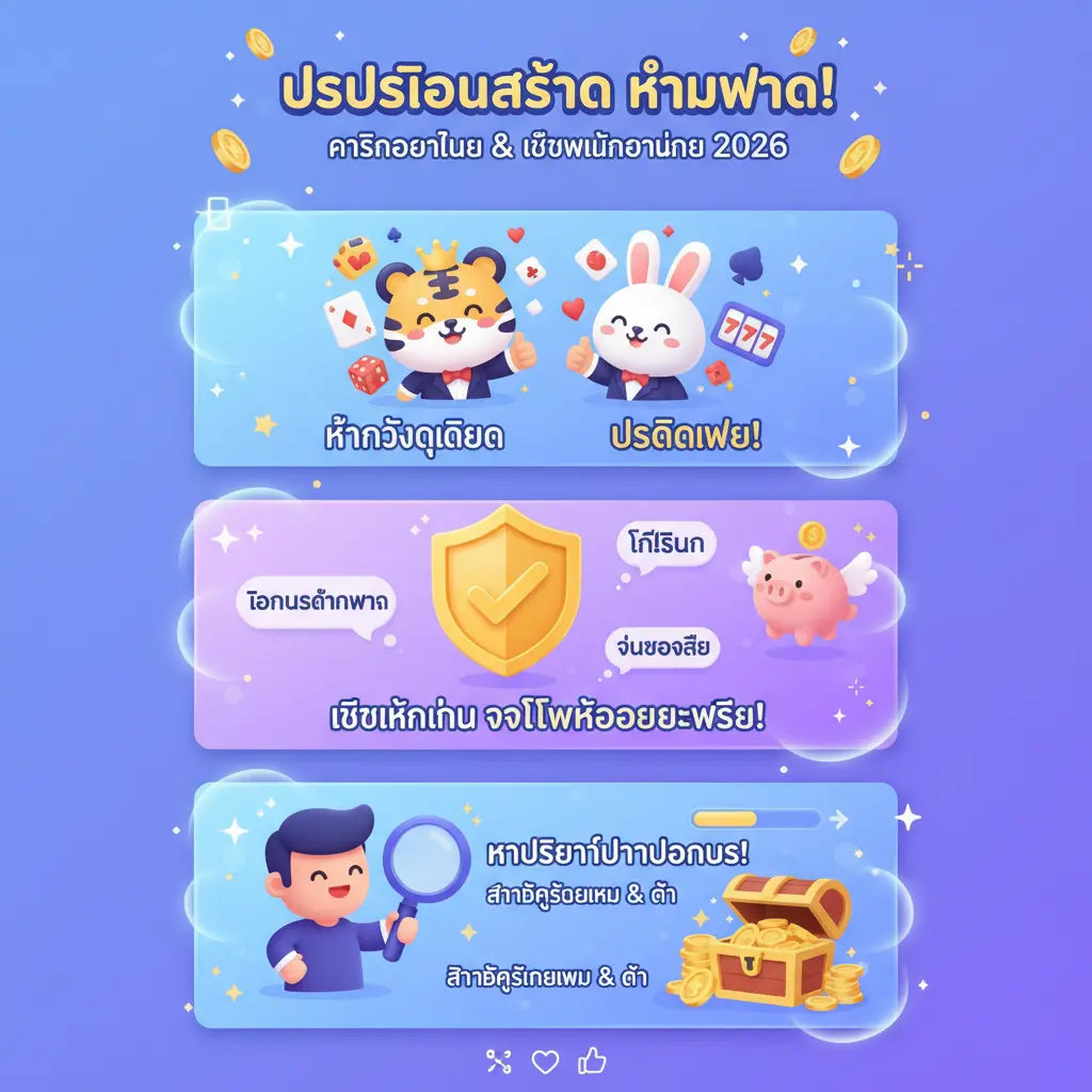 คาสิโนออนไลน์ 2026 - เว็บพนันออนไลน์